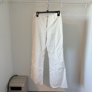Forever 21 White Flare Wide Leg Jeans